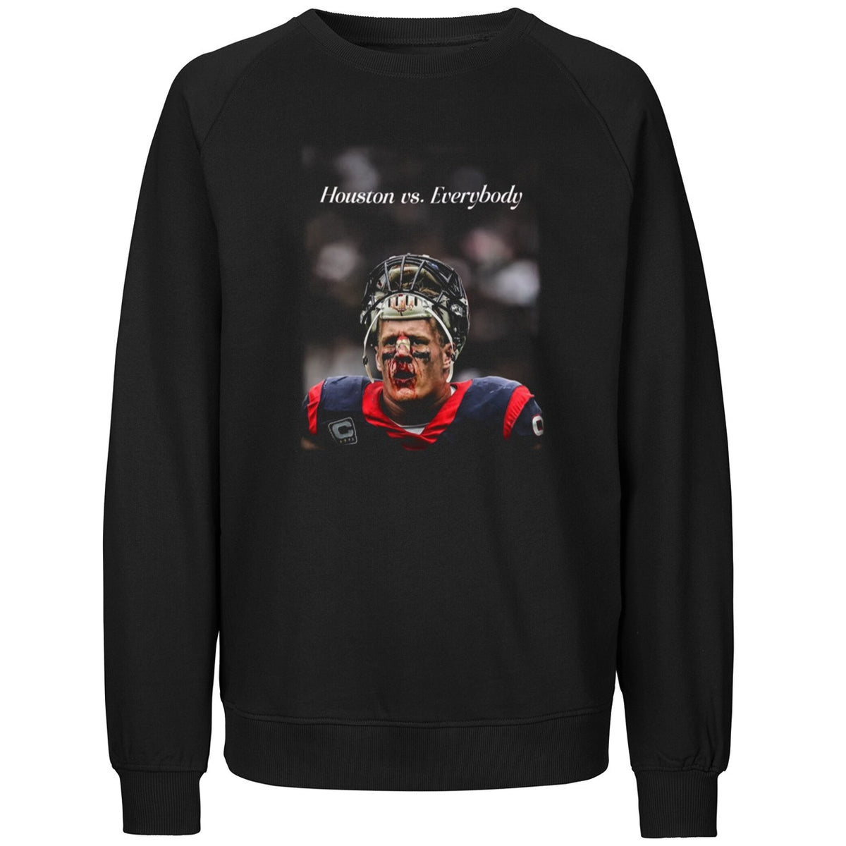 BIG SARGE wearing JJ Watt Houston Vs Everybody Shirt
