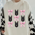 BLACK German Shepherd with bows Shirt~ Unisex Apparel Relaxed Fit Printed In The USA Clothing Womenswear Casual Comfort...