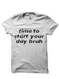Frank Ocean â€“ â€œTime To Start Your Day Bruhâ€ â€“ Blonde Nights Half Sleeve T-Shirt Hoodie, Sweatshirt | PureTeeCo.com