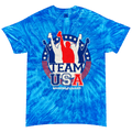 Team USA Tie-Dye T-Shirt Hoodie, Sweatshirt | PureTeeCo.com (Image 1)