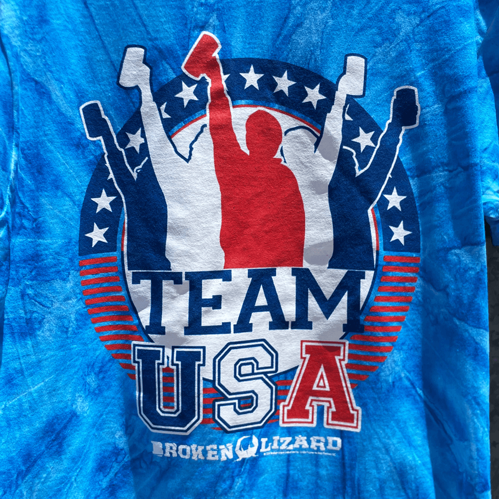 Team USA Tie-Dye T-Shirt Hoodie, Sweatshirt | PureTeeCo.com (Image 2)