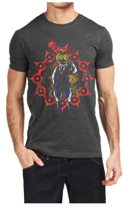 Seven Deadly Sins Charcoal Grey T-Shirt Hoodie, Sweatshirt | PureTeeCo.com