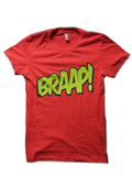 BRAAP Red Half Sleeve T-Shirt Hoodie, Sweatshirt | PureTeeCo.com
