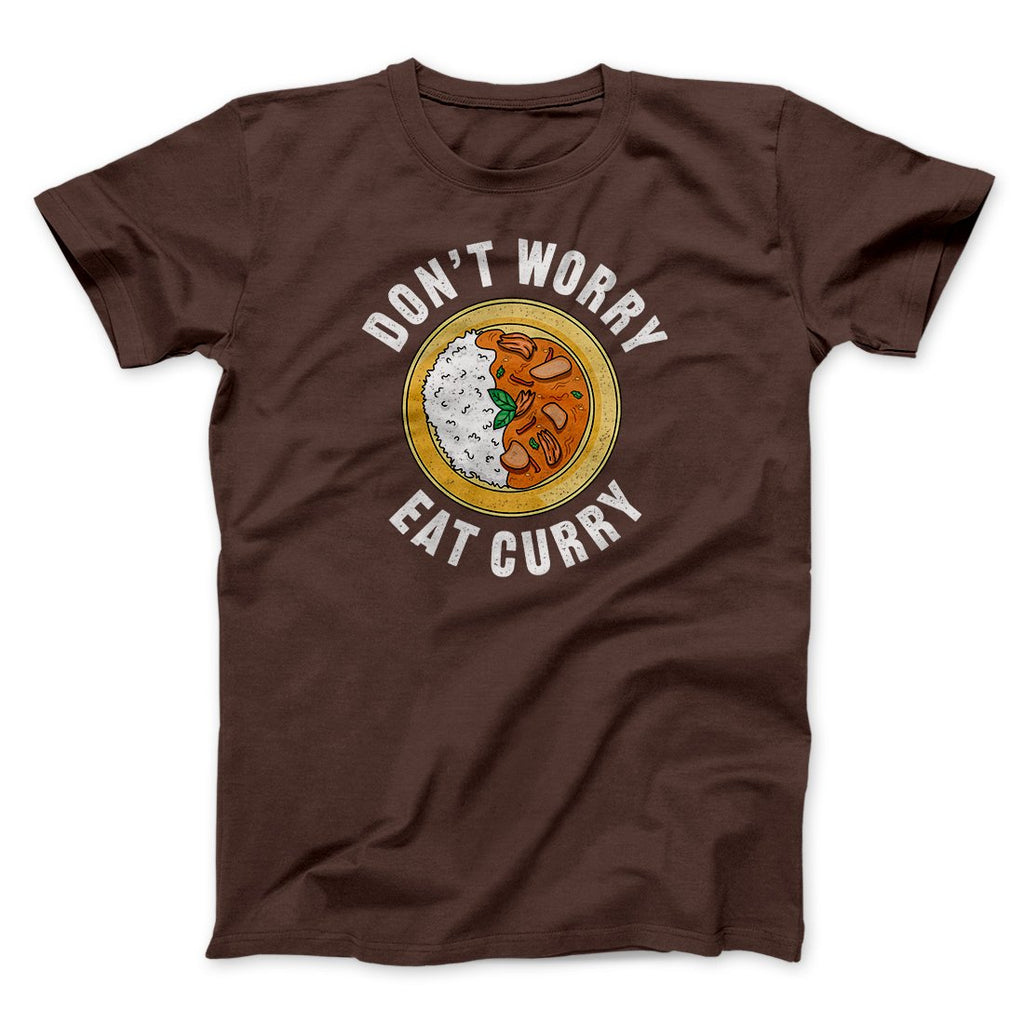 Don't Worry Eat Curry Men/Unisex T-Shirt Hoodie, Sweatshirt | PureTeeCo.com (Image 2)