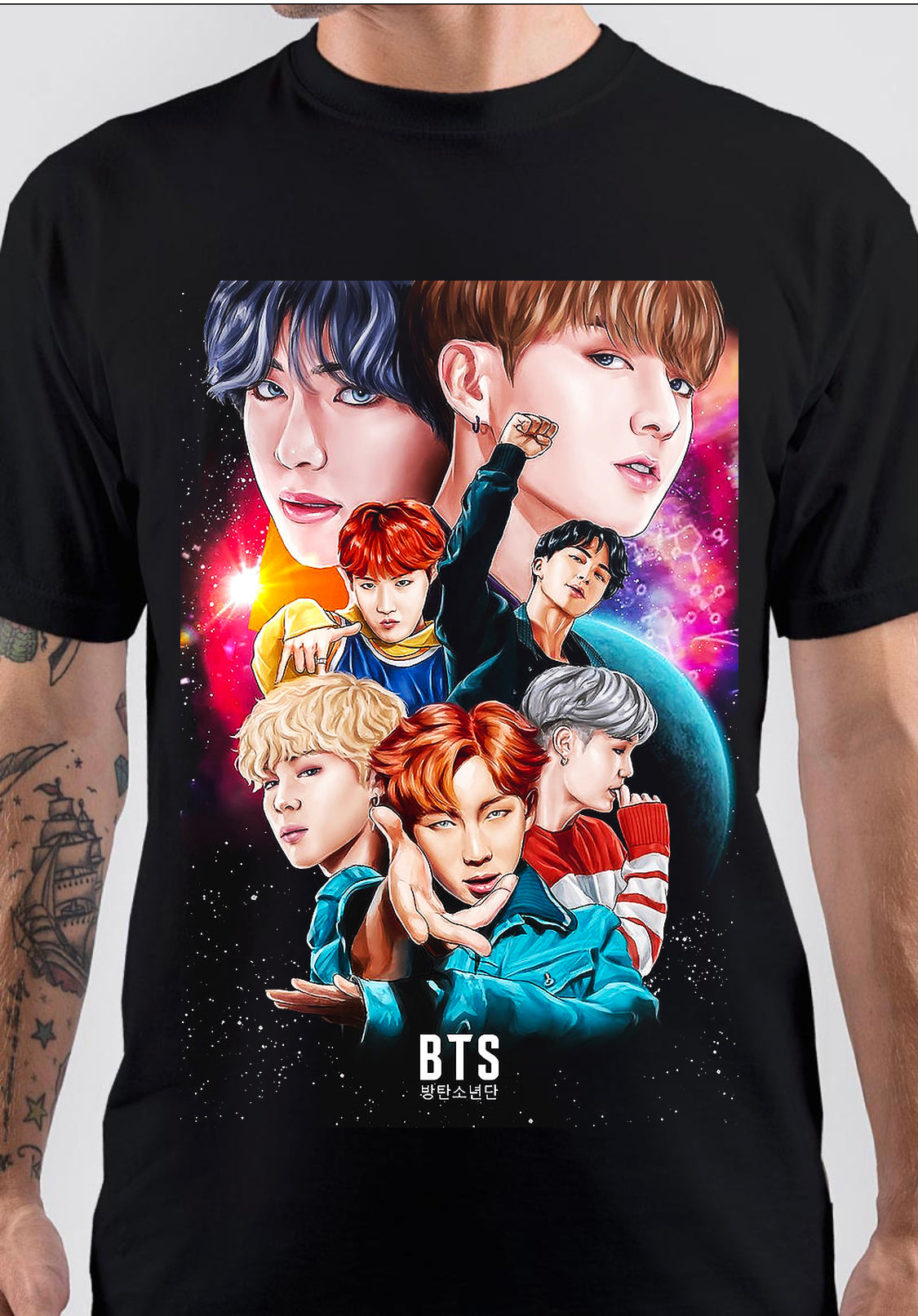 BTS T-Shirt Style005 Hoodie, Sweatshirt | PureTeeCo.com