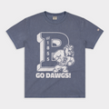 Butler Bulldogs "Go Dawgs" Vintage Heavyweight Tee Hoodie, Sweatshirt | PureTeeCo.com (Image 1)