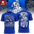BYU Cougars 2025 Big 12 Conference Football Champions Two Sided Shirt