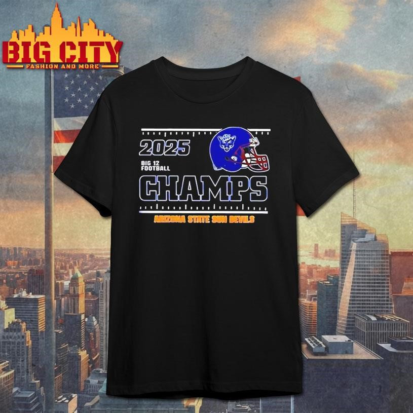 BYU Cougars Big 12 Football Champs 2025 Shirt