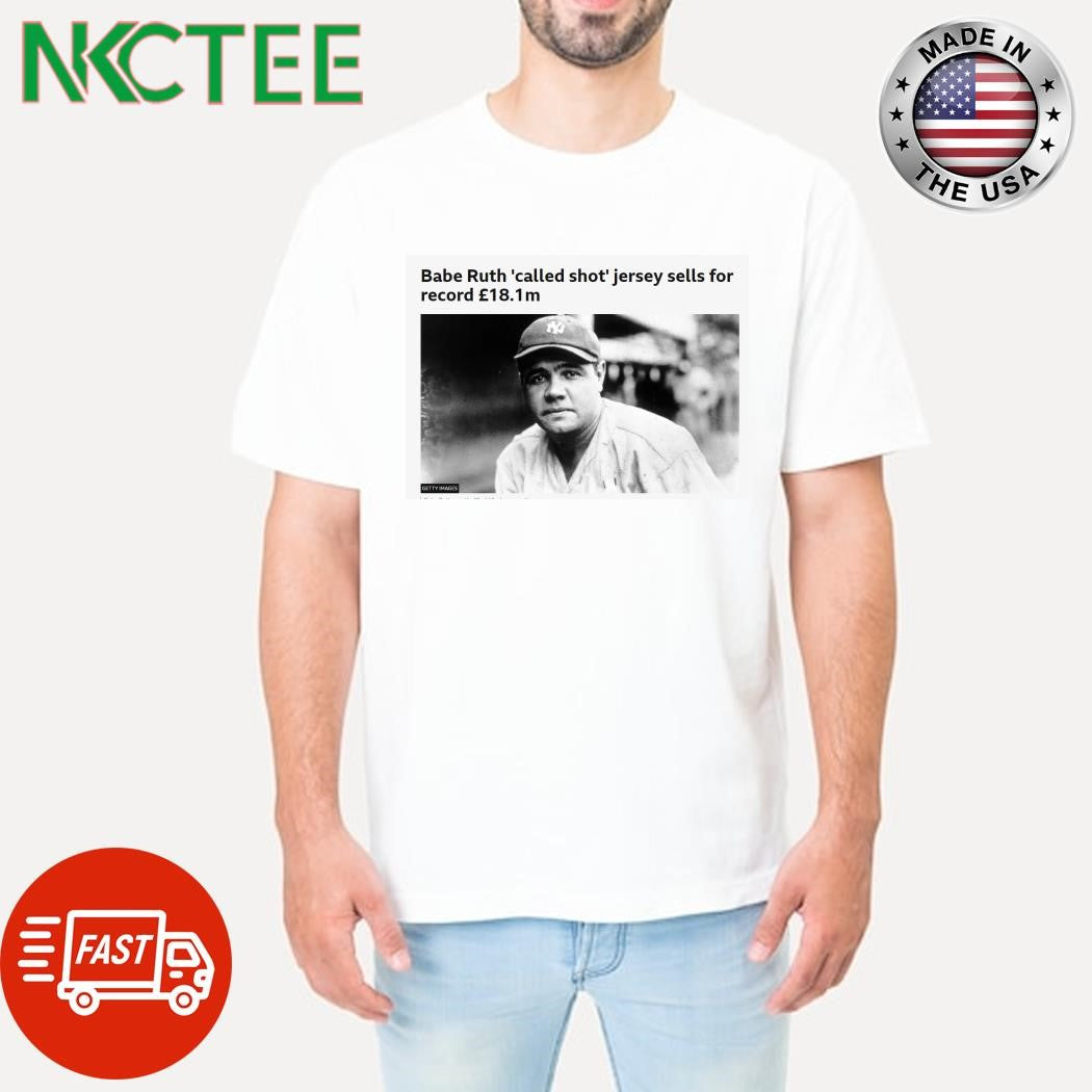 Babe Ruth ‘called shot’ jersey sells for record £18.1m shirt