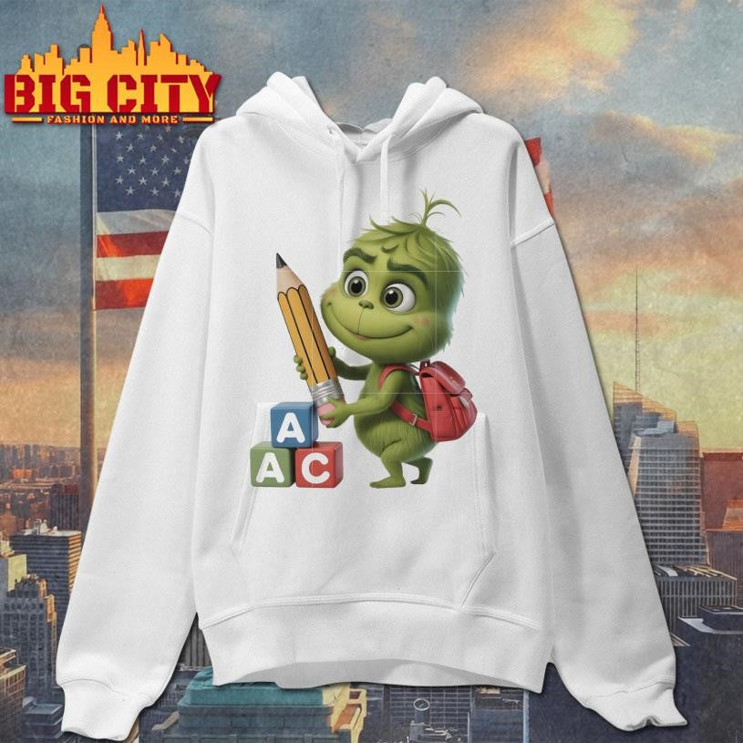 Baby grinch go to school xmas shirt