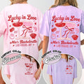 Bachelorette Party Shirt, Bride Team Bride Shirt, Lucky in Love Shirt, Custom Bachelorette Party Shirt, Future Bride...