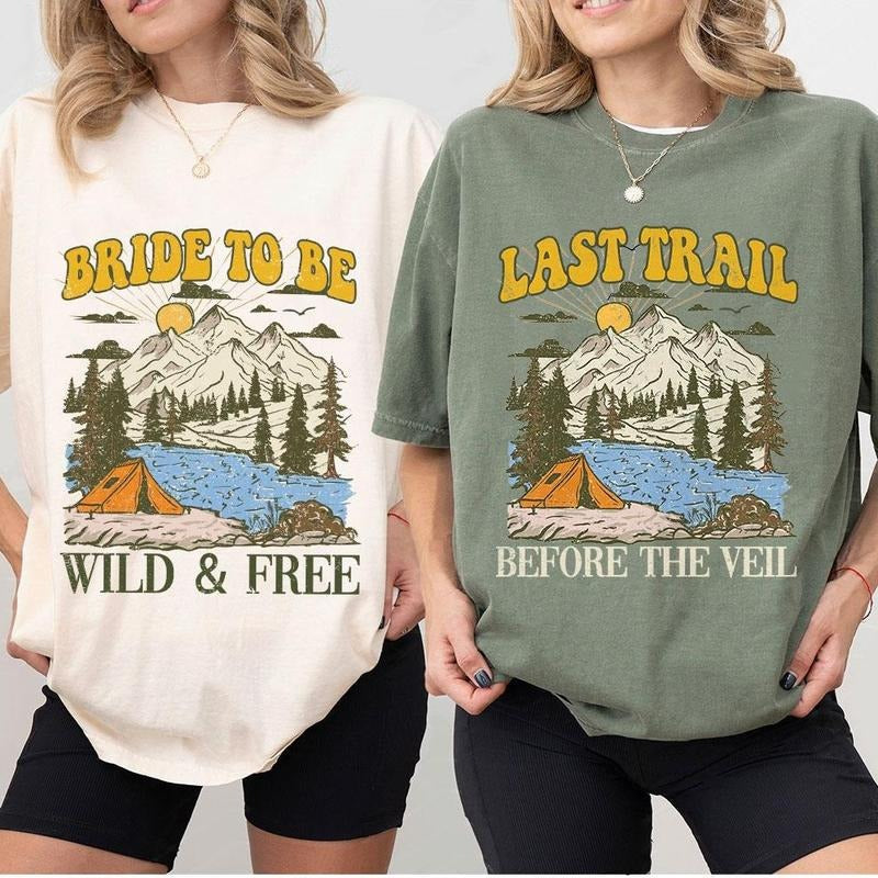 Bachelorette Party Shirts, Vintage Camp Bachelorette Shirts, Camping Tees Camp Themed Lake, Bachelorette Tees, Bride To...