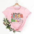 Back To School Battery Life of a Teacher, Funny Teacher Gift Shirt, Teacher Life Shirt, Teacher Battery T-Shirt, Back To...
