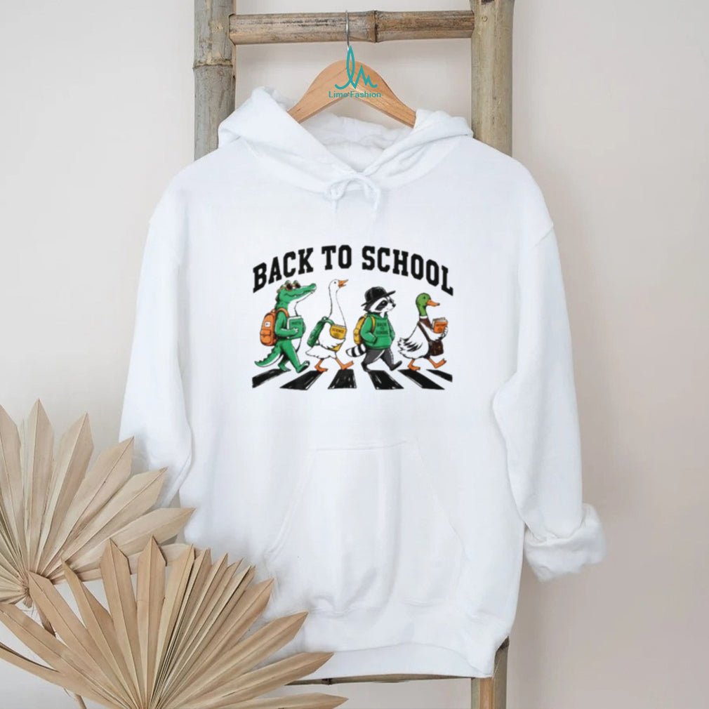 Back to School Abbey Road Animal Walking Teacher shirt