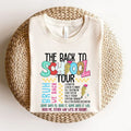 Back to School Teacher Tour Shirt, Teacher Tour Tee, Concert Tour Teacher Back to School Shirt Hoodie, Sweatshirt