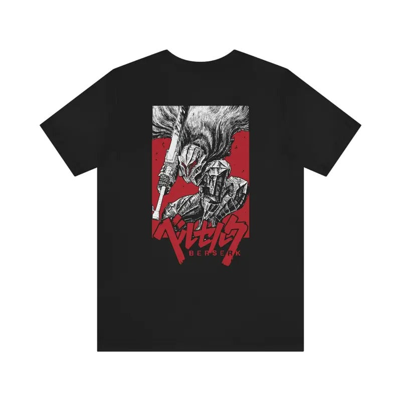 BackPrint Berserk Armor Tee - Anime Style Streetwear Hoodie, Sweatshirt | PureTeeCo.com