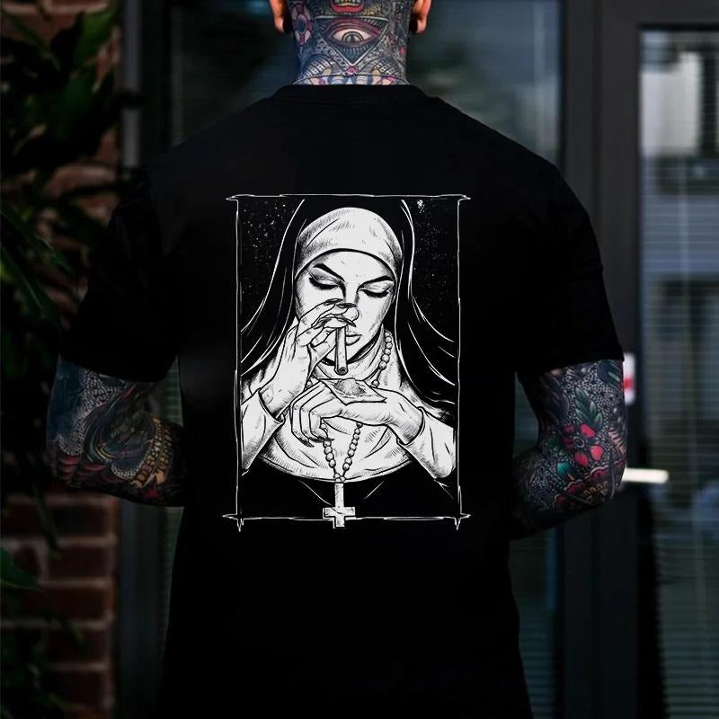 Bad Religion Naughty Nuns T-shirt - Naughty Clothes Men Hoodie, Sweatshirt | PureTeeCo.com