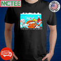 Bad day to be a beer skeleton on the boat fishing shirt