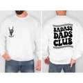 Badass Dads Club Sweatshirt, Badass Dad Sweater, Skeleton Hand, Trendy Dad Hoodie,Cool Dad Gifts,Christmas Gift For Dad,...