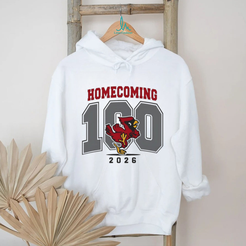 Ball State Cardinals Homecoming 100 Arch graphic shirt