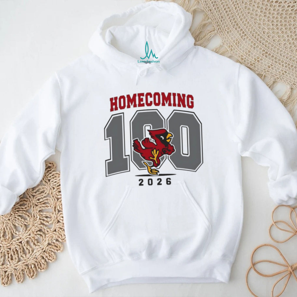 Ball State Cardinals Homecoming 100 Arch graphic shirt