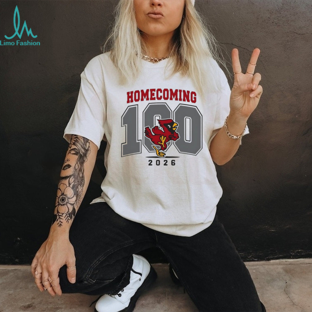 Ball State Cardinals Homecoming 100 Arch graphic shirt