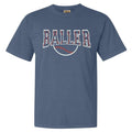 Baller Puff Print Comfort Colors T-Shirt Hoodie, Sweatshirt | PureTeeCo.com