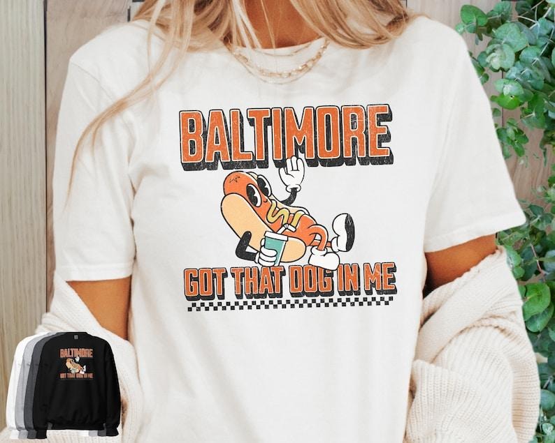 Baltimore Baseball Shirt, Baltimore Vintage Shirt, Game Day Shirt Hoodie, Sweatshirt | PureTeeCo.com