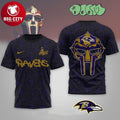 Baltimore Ravens MF Doom Tribute Tour 2026 Two Sided Shirt