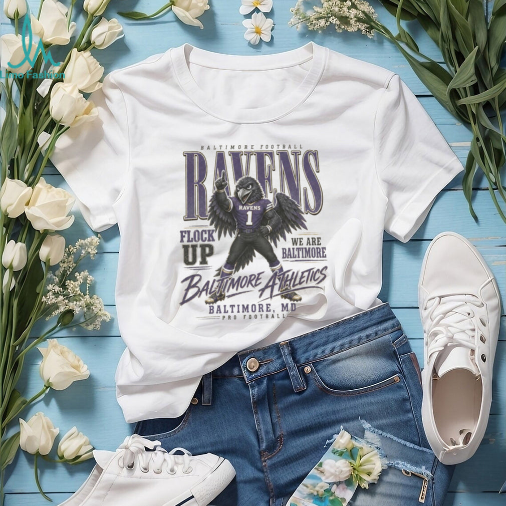 Baltimore Ravens Mascot Flock Up Pro Football Shirt