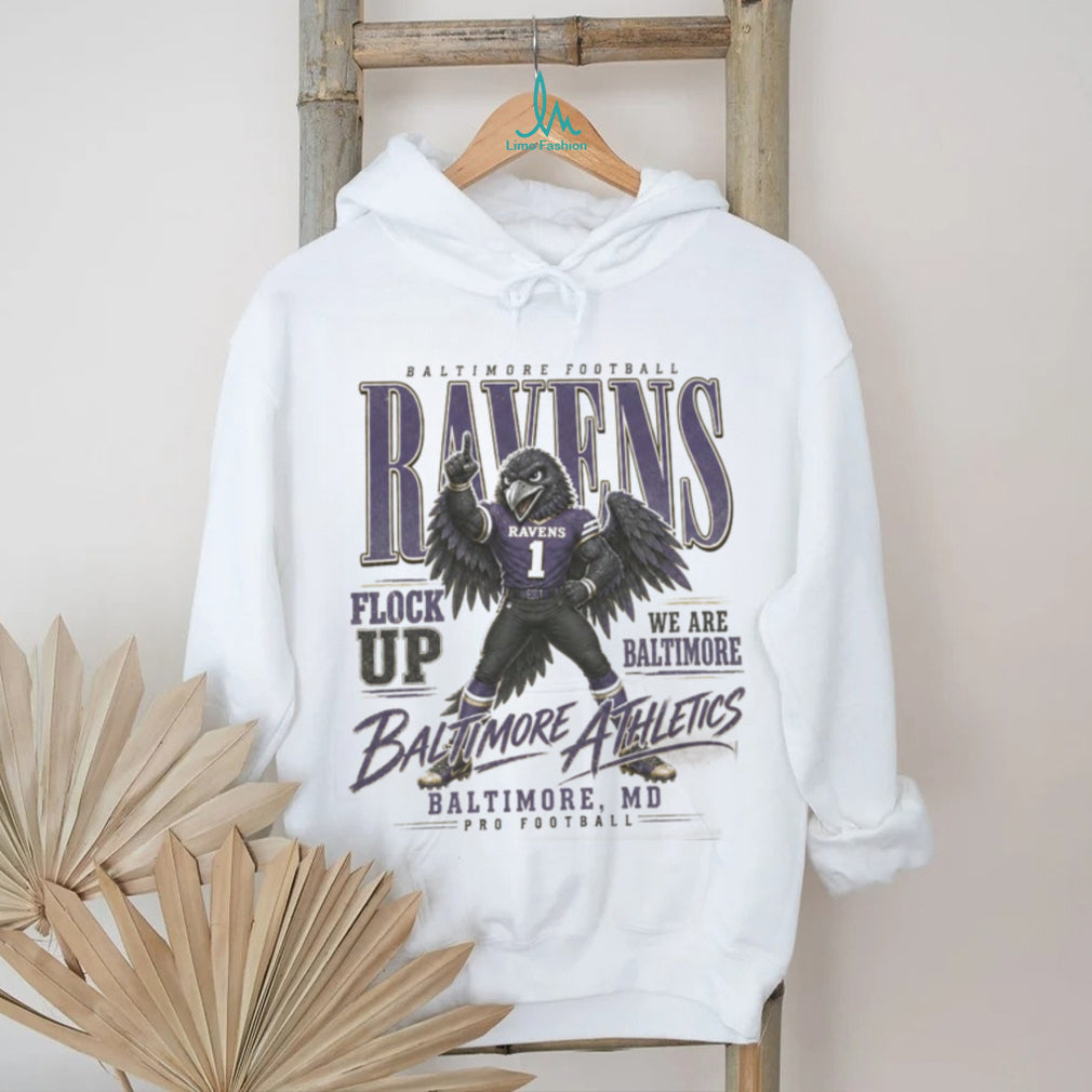 Baltimore Ravens Mascot Flock Up Pro Football Shirt