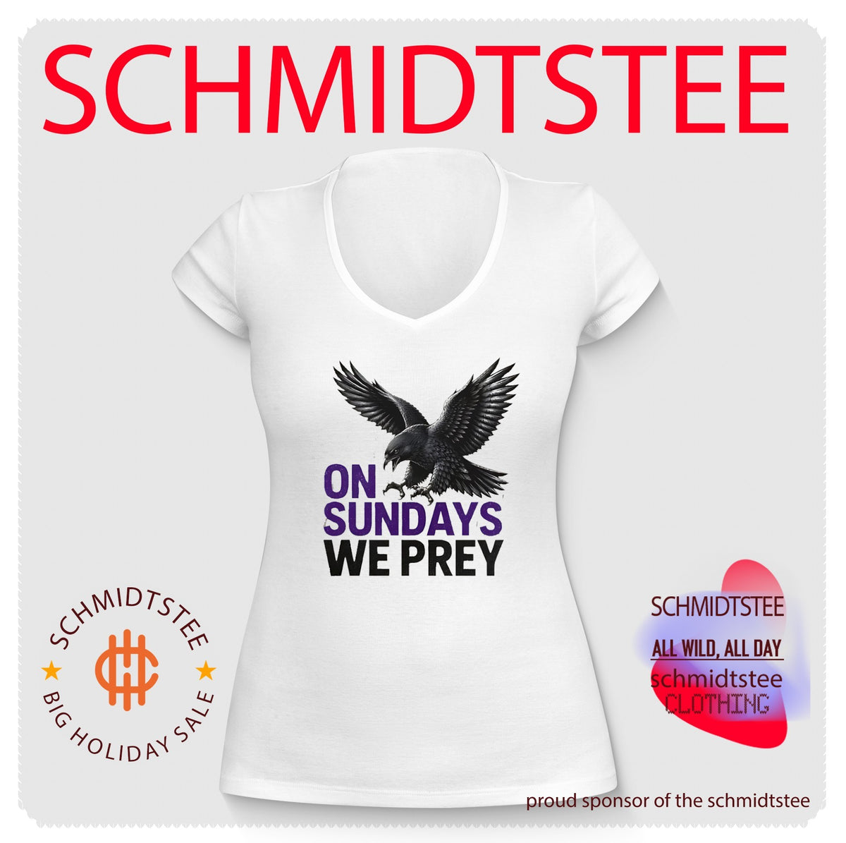 Baltimore Ravens On Sunday We Prey shirt