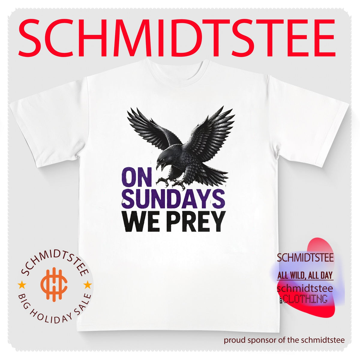 Baltimore Ravens On Sunday We Prey shirt