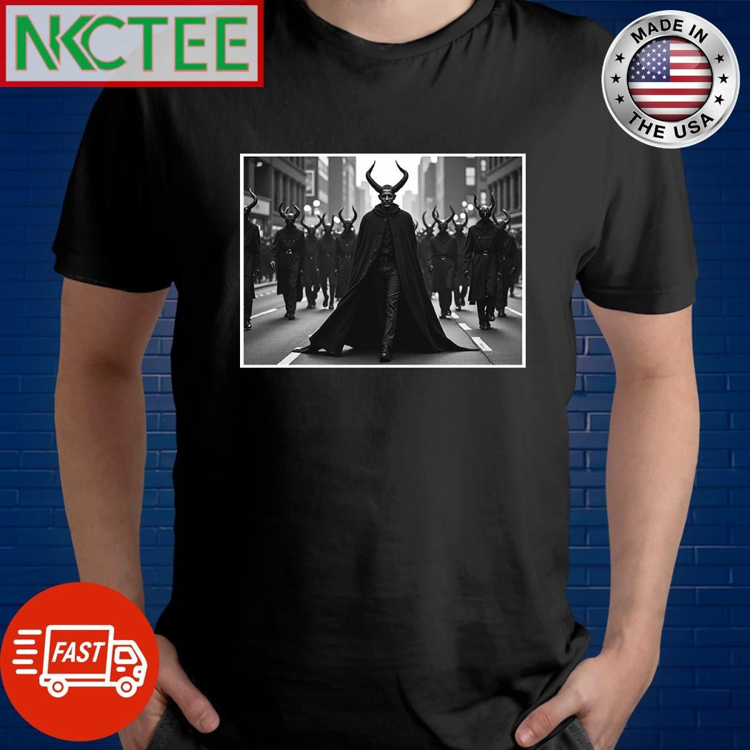 Barack Obama corps devil shirt