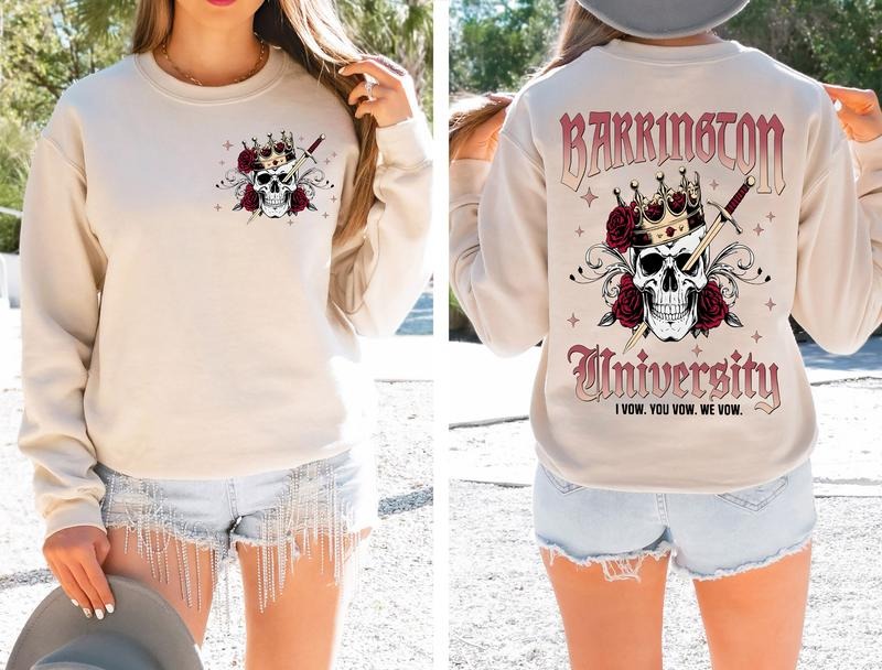 Barrington University Sweatshirt, The LORDS Series Hoodie, The Ritual, The Sinner, The Sacrifice, Dark Romance, Book...