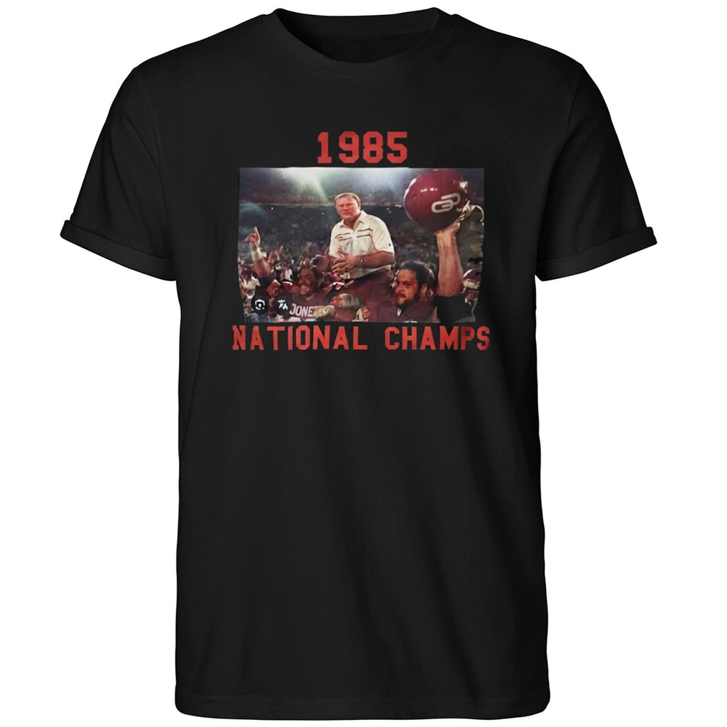 Barry Switzer And Tony Casillas 1985 National Champs Shirt