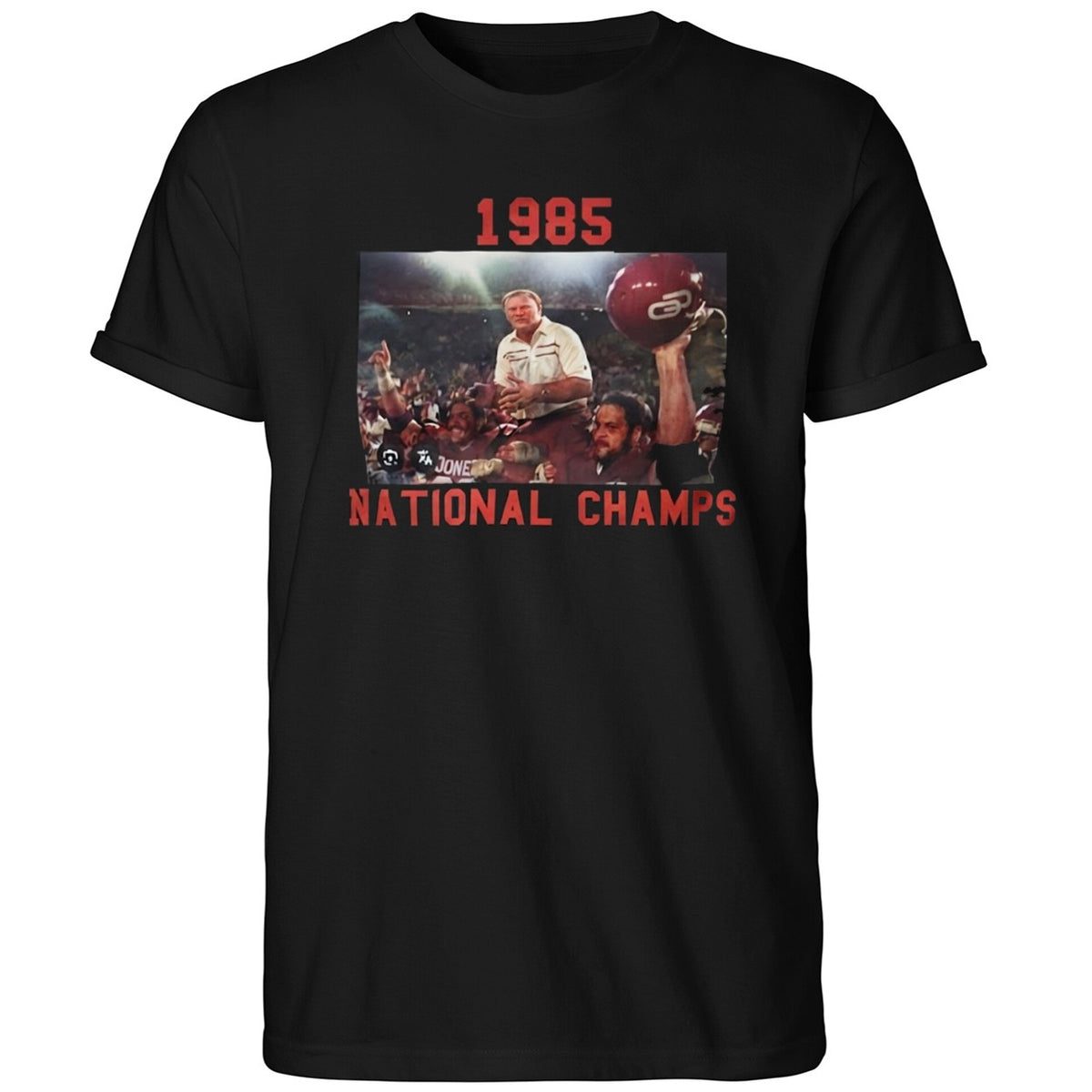 Barry Switzer And Tony Casillas 1985 National Champs Shirt