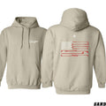 Barstool Golf American Flag Hoodie - Versatile Unisex Design for Casual or Sportswear Classic Menswear T-Shirts, Sweatshirt