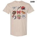 Baseball Bow Collage Gildan Short Sleeve T-Shirt Hoodie, Sweatshirt | PureTeeCo.com