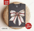 Baseball Bow Shirt Gildan, Baseball Season Women's Tee, Cute Women's Tshirt Plus Sizes Hoodie, Sweatshirt | PureTeeCo.com