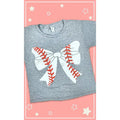 Baseball Bow Youth Graphic Shirt Hoodie, Sweatshirt | PureTeeCo.com