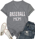 Baseball Mom T-Shirt Women Letter Print Funny Baseball Graphic T-Shirt  Casual T-Shirt Comfort Top Hoodie, Sweatshirt