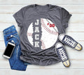 Baseball Shirt With Custom Number And Name, Sports T-Shirt, Baseball Mom Tee, Personalized Baseball Shirt, Baseball Team...