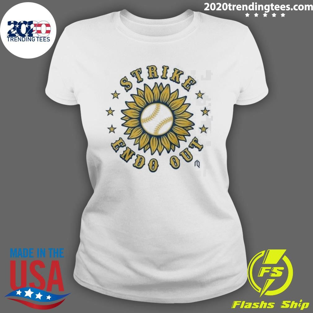 Baseball Sunflower Strike Endo Out Shirt