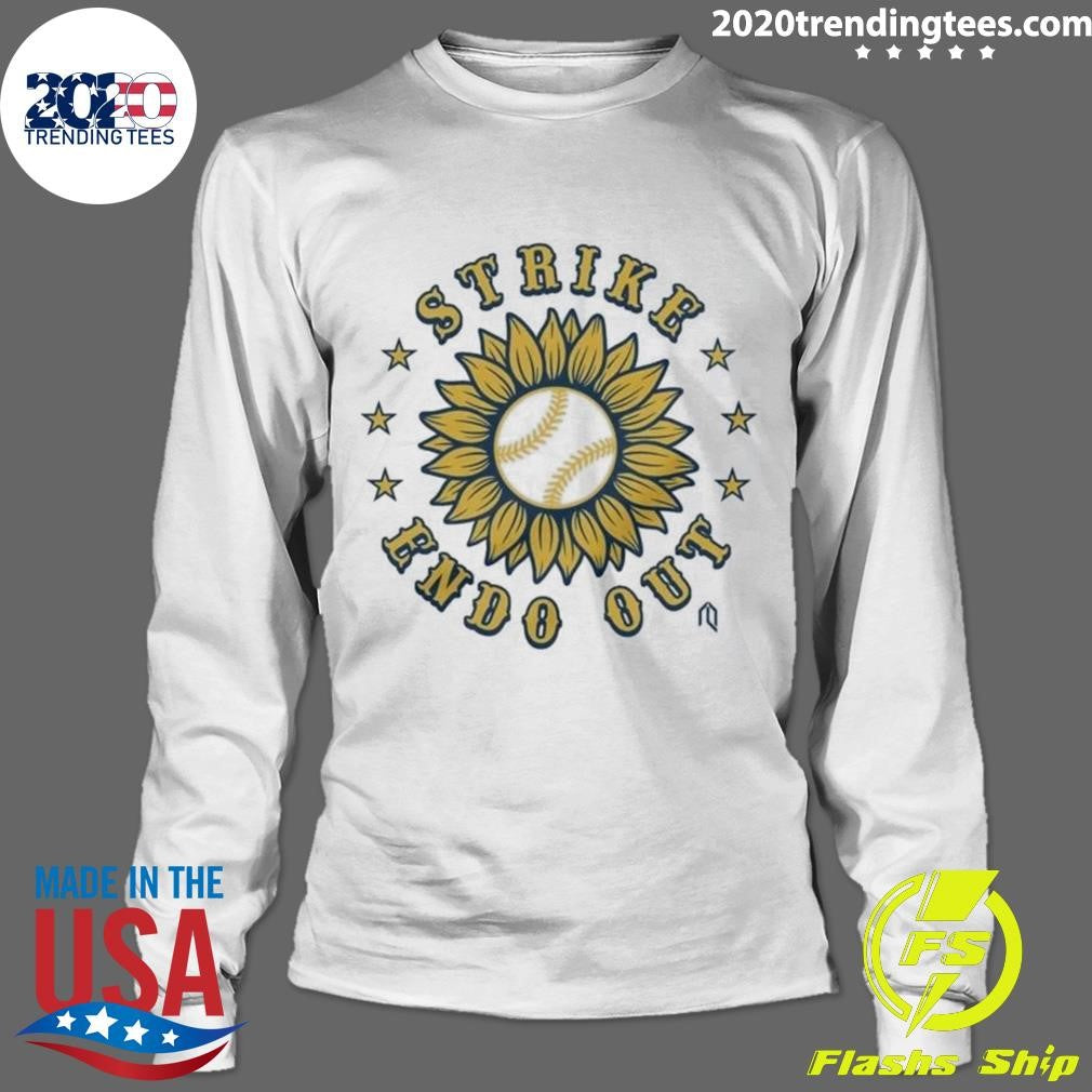 Baseball Sunflower Strike Endo Out Shirt