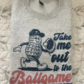 Baseball Sweatshirt Take Me out to the Ball Game Sweatshirt Comfy Sweatshirt T-Shirts, Hoodie | PureTeeCo.com