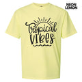 Basic Tropical Vibes Comfort Colors T-Shirt 'NLB' Hoodie, Sweatshirt | PureTeeCo.com