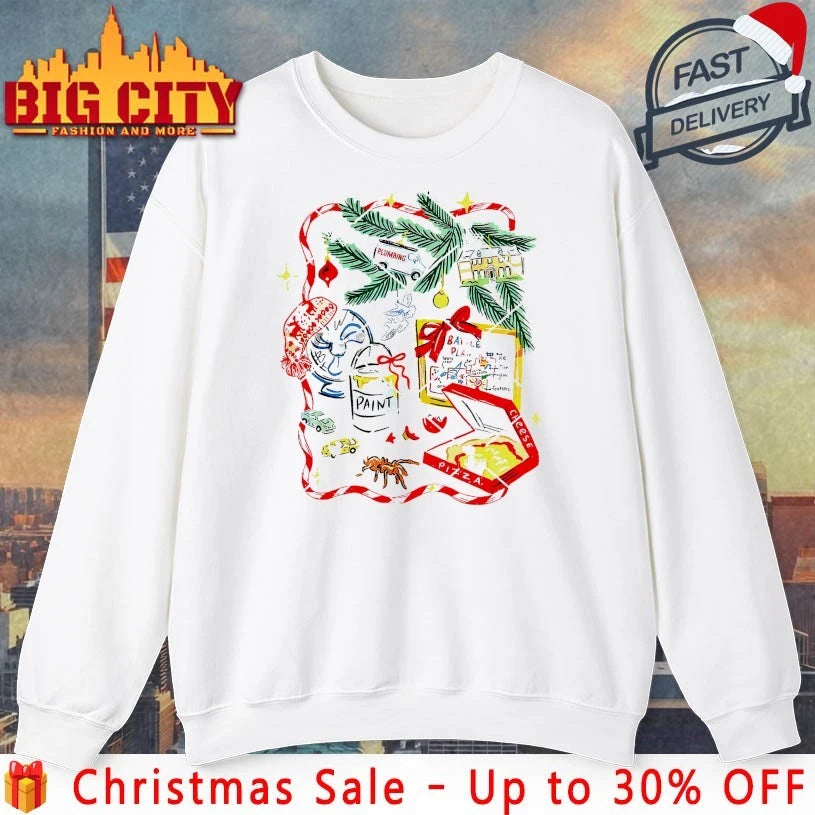 Battle Plan Christmas Home Kids Hand Dawn Alone Xmas shirt