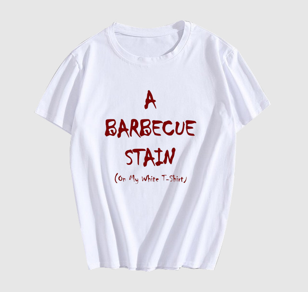 Bbq stain on my white lyrics T Shirt Hoodie, Sweatshirt | PureTeeCo.com