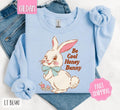 Be Cool Honey Bunny Sweatshirt, Easter Sweatshirt, Cute Bunny Sweatshirt T-Shirts, Hoodie | PureTeeCo.com